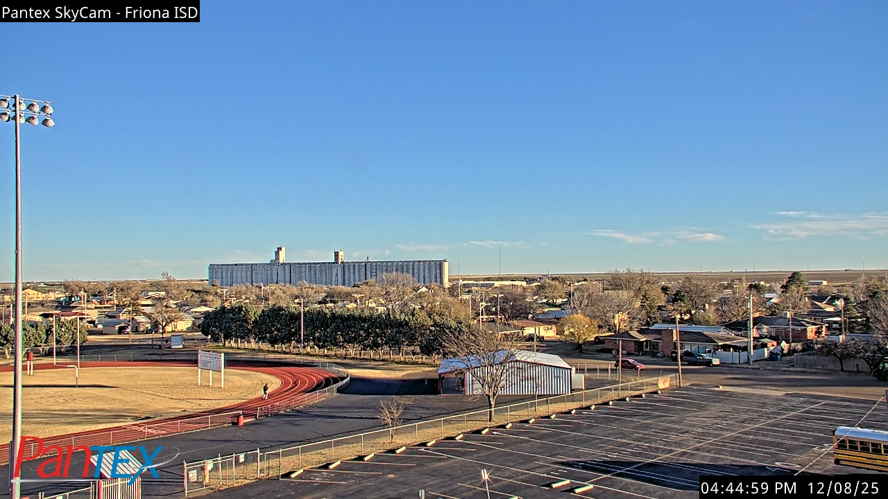 Thumbnail for current weather camera view from Friona ISD in Friona, Texas