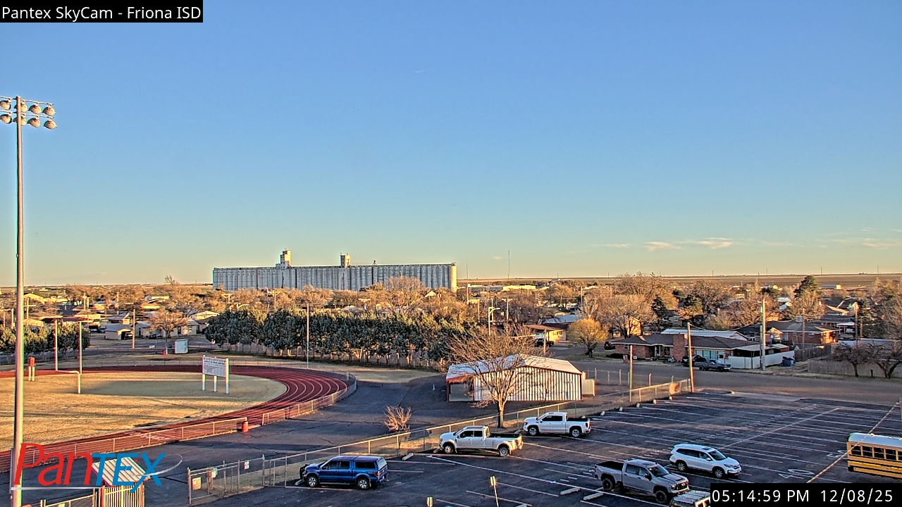 Thumbnail for current weather camera view from Friona ISD in Friona, Texas