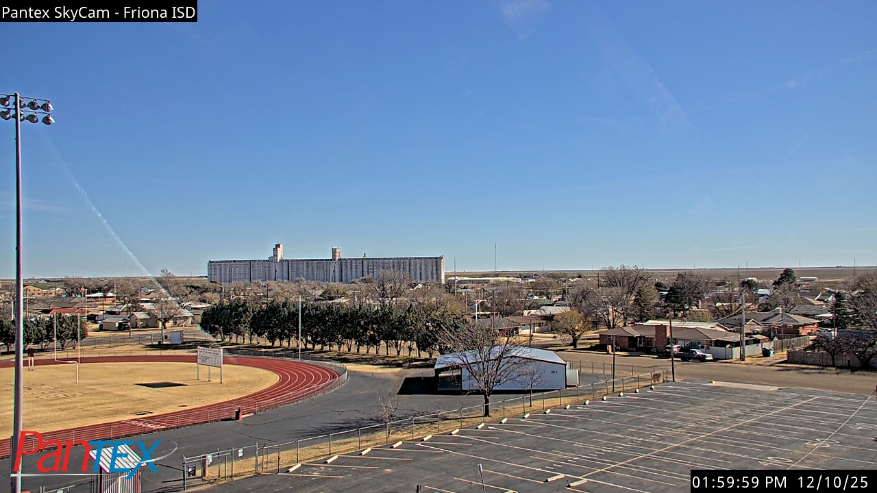 Thumbnail for current weather camera view from Friona ISD in Friona, Texas