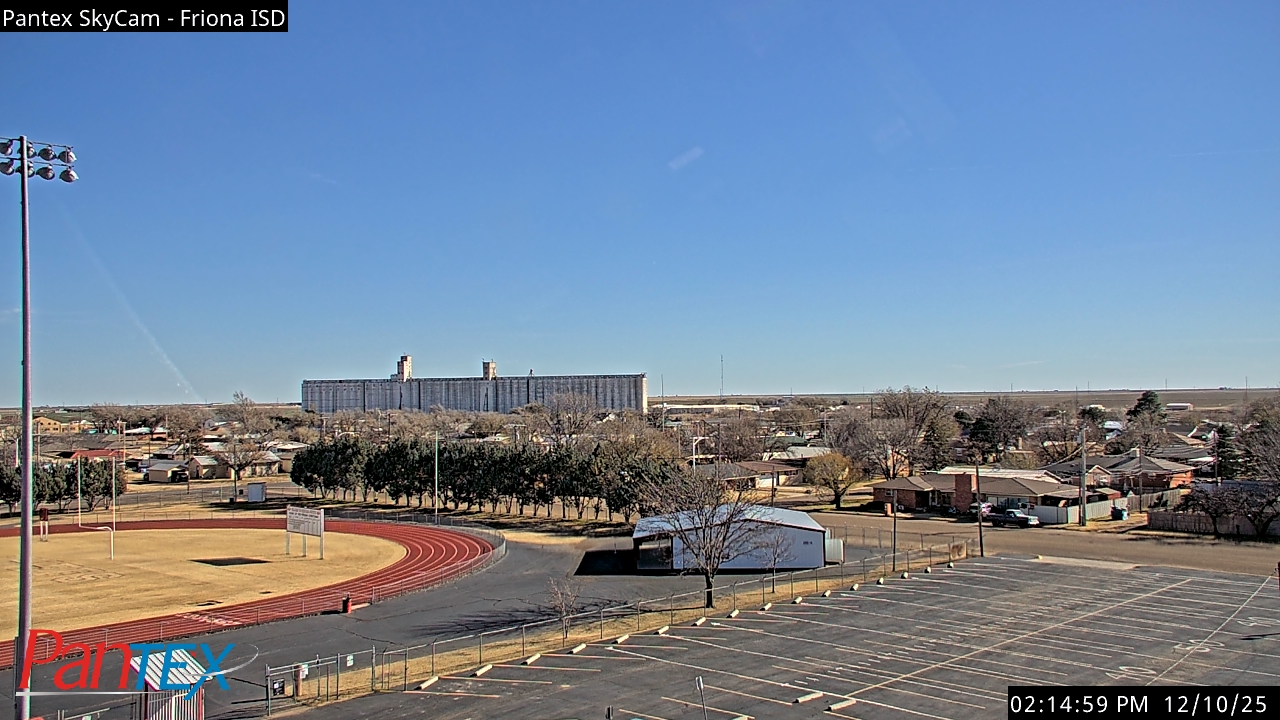 Thumbnail for current weather camera view from Friona ISD in Friona, Texas