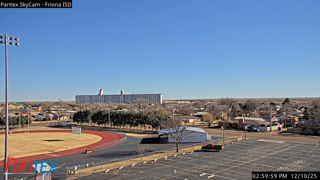 Thumbnail for current weather camera view from Friona ISD in Friona, Texas