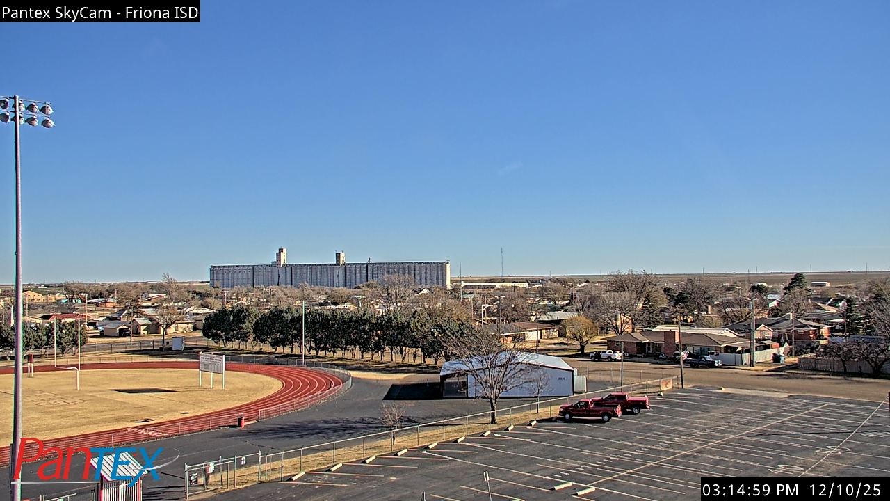 Thumbnail for current weather camera view from Friona ISD in Friona, Texas