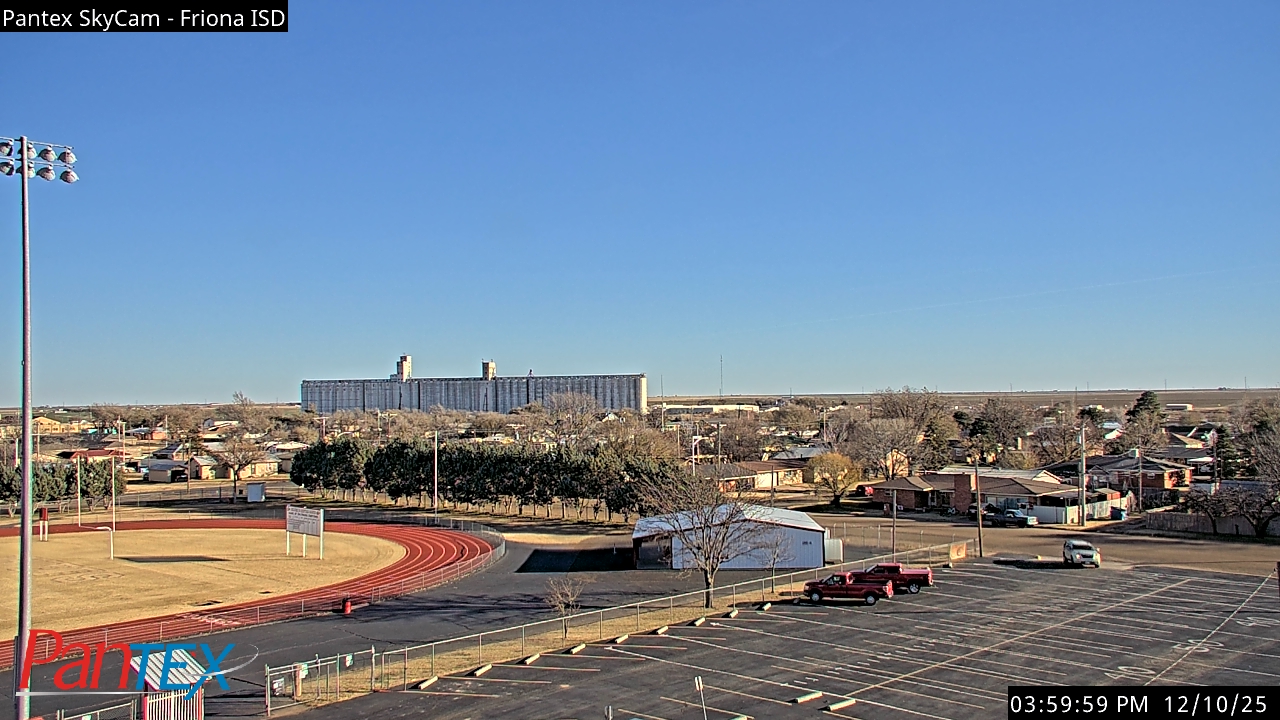 Thumbnail for current weather camera view from Friona ISD in Friona, Texas