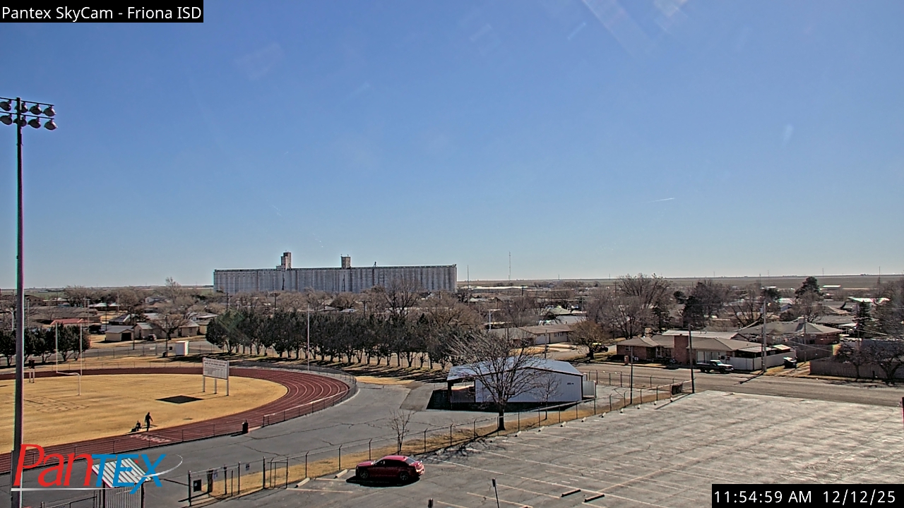 Thumbnail for current weather camera view from Friona ISD in Friona, Texas