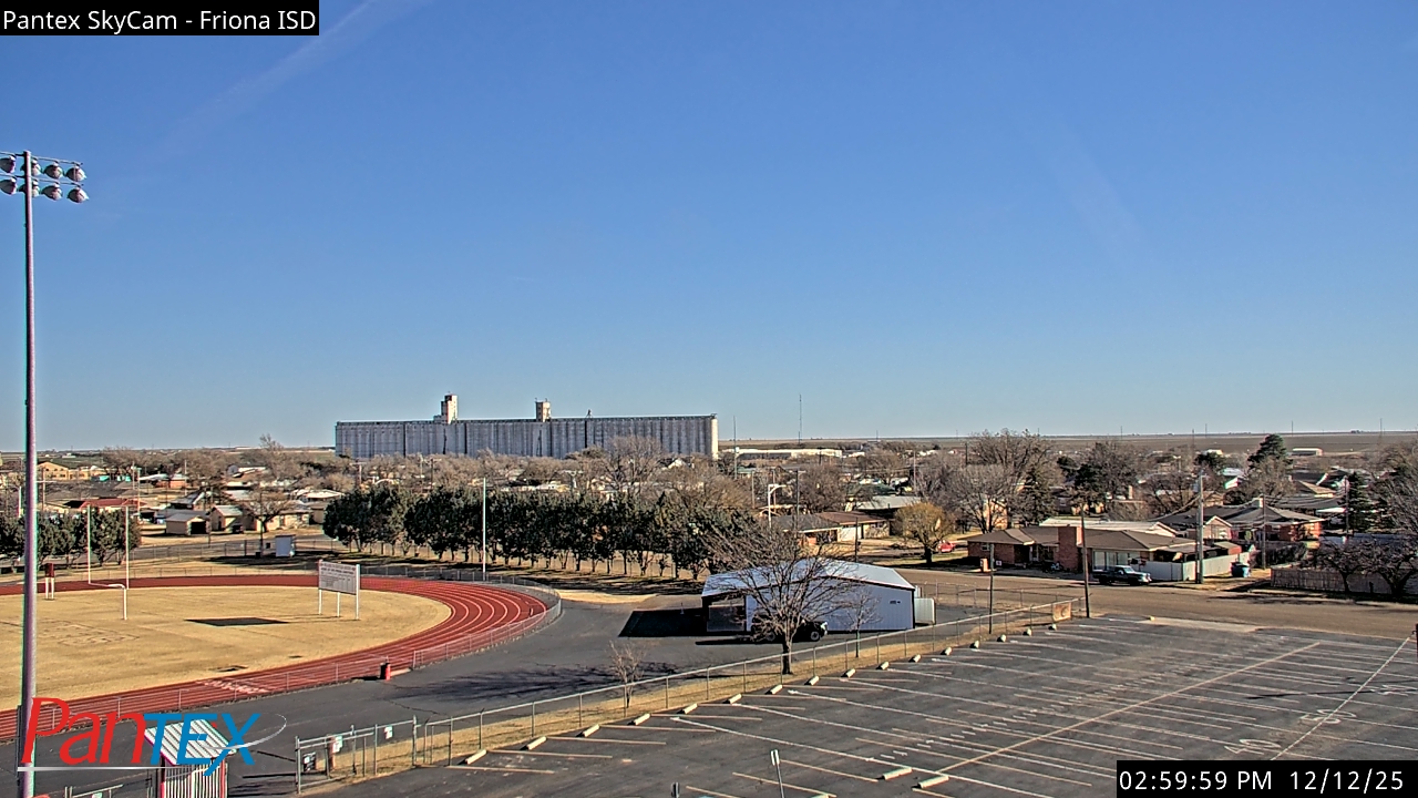 Thumbnail for current weather camera view from Friona ISD in Friona, Texas