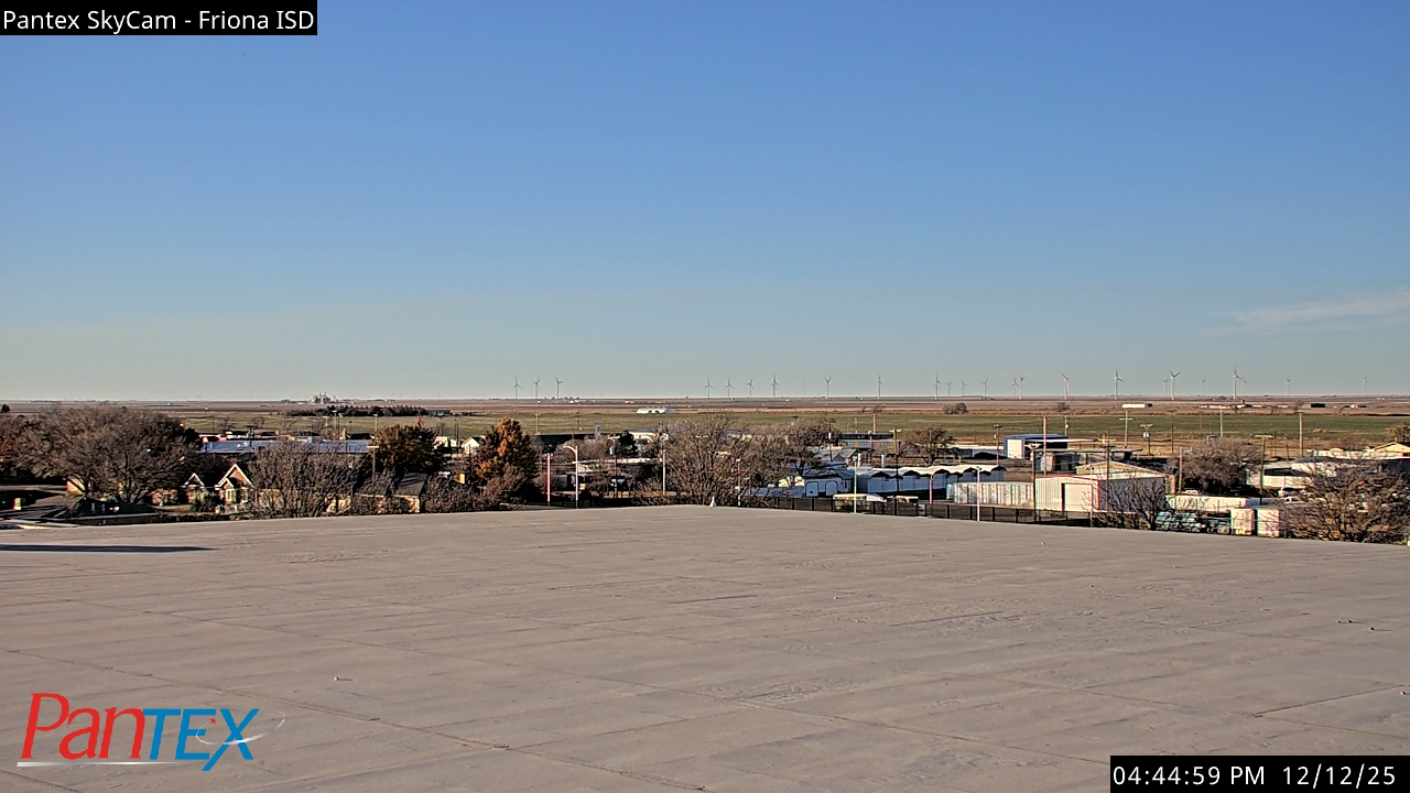 Thumbnail for current weather camera view from Friona ISD in Friona, Texas