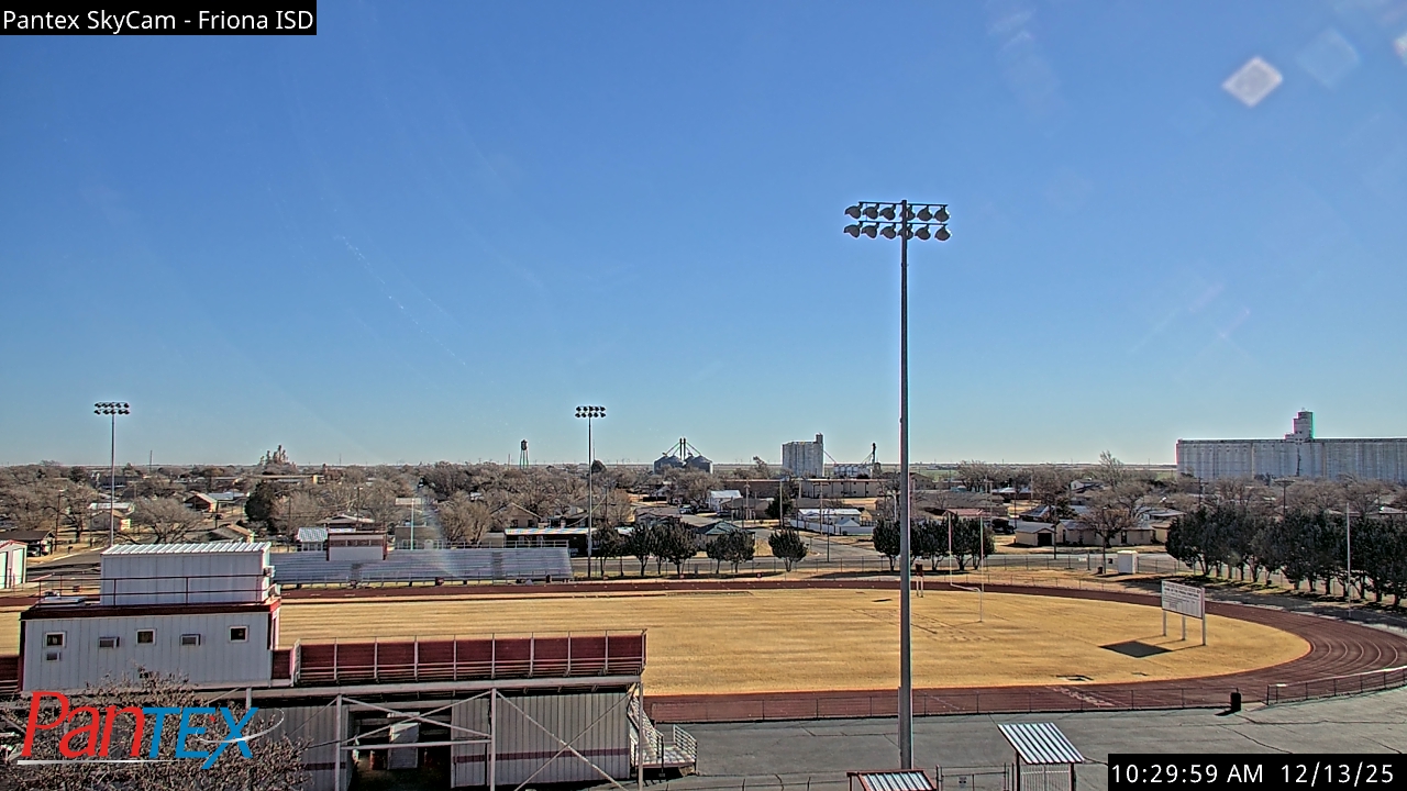 Thumbnail for current weather camera view from Friona ISD in Friona, Texas