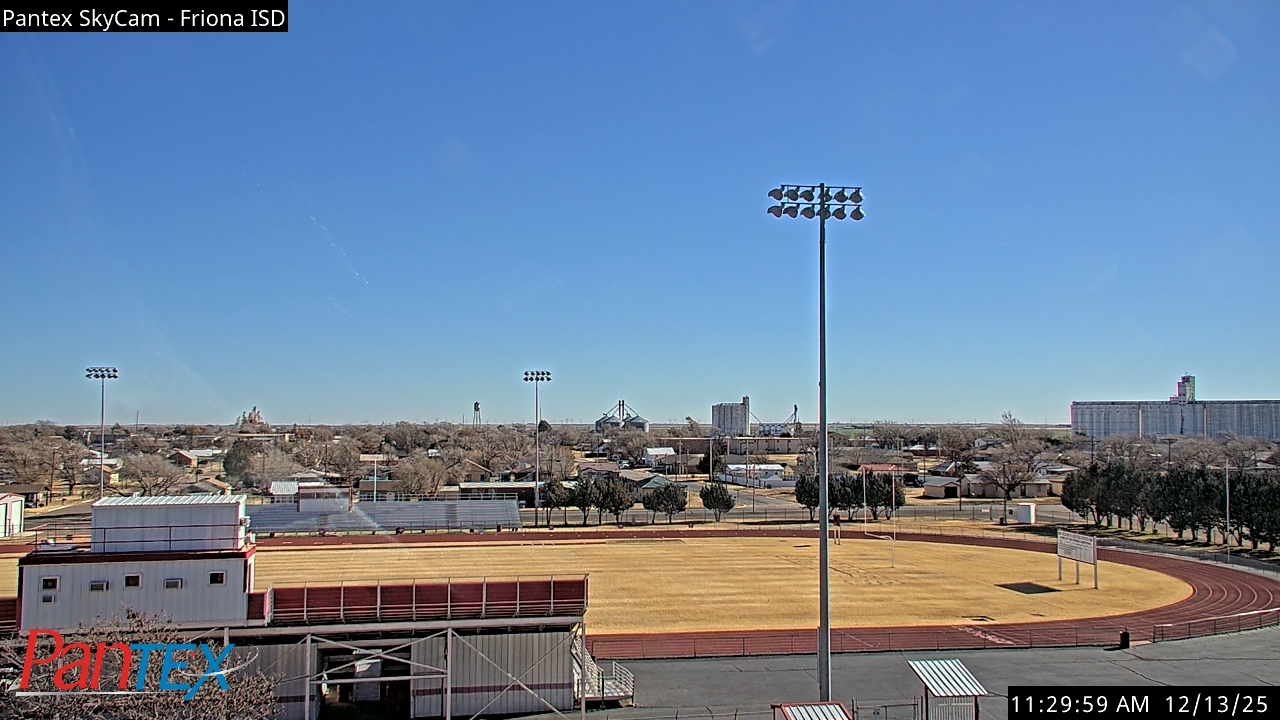 Thumbnail for current weather camera view from Friona ISD in Friona, Texas