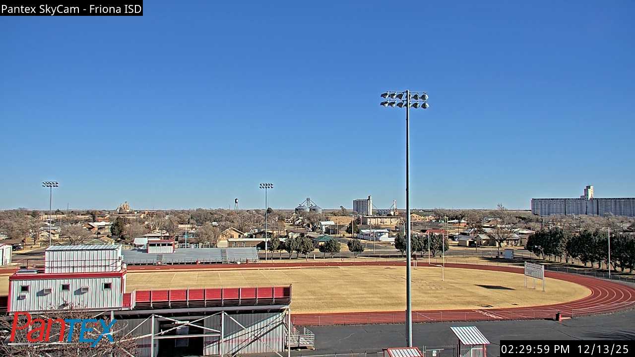 Thumbnail for current weather camera view from Friona ISD in Friona, Texas