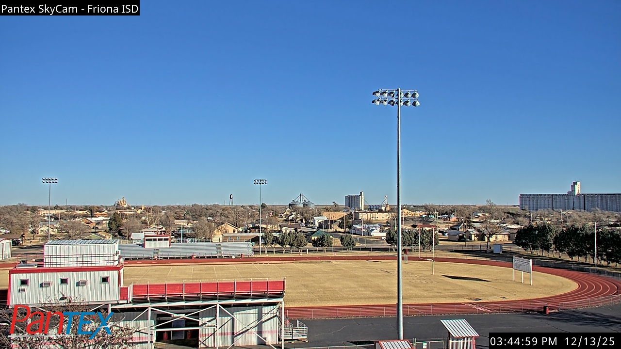 Thumbnail for current weather camera view from Friona ISD in Friona, Texas