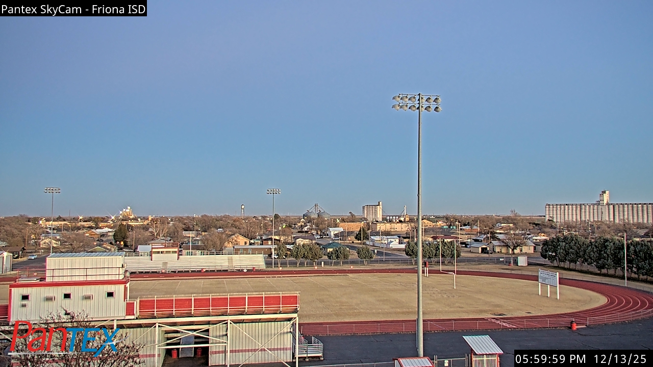 Thumbnail for current weather camera view from Friona ISD in Friona, Texas