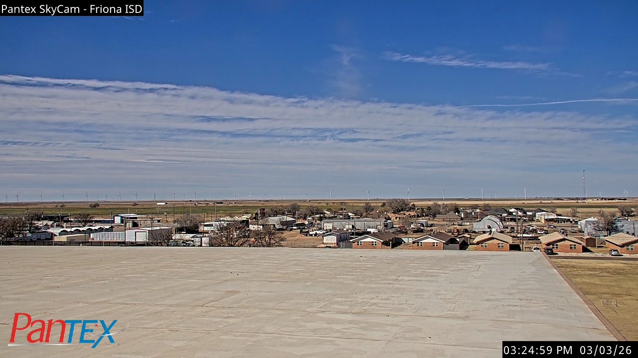 Thumbnail for current weather camera view from Friona ISD in Friona, Texas