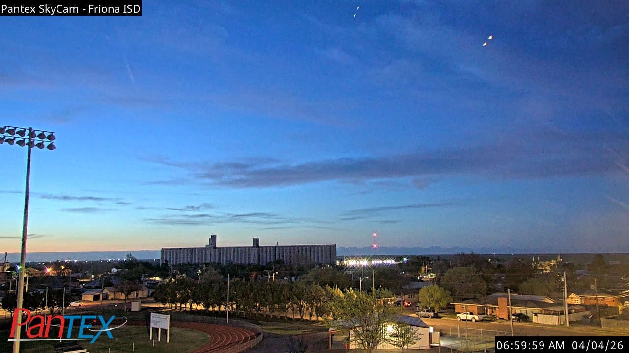 Thumbnail for current weather camera view from Friona ISD in Friona, Texas