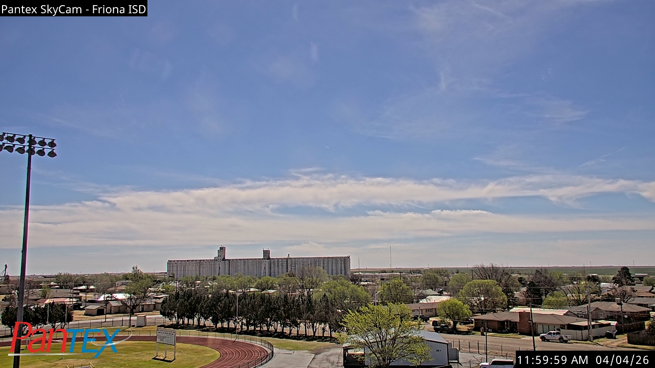 Thumbnail for current weather camera view from Friona ISD in Friona, Texas