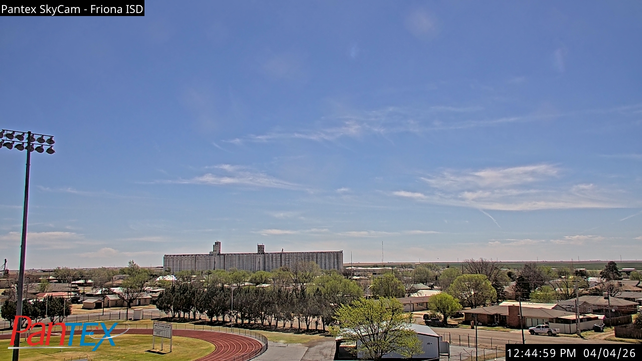 Thumbnail for current weather camera view from Friona ISD in Friona, Texas