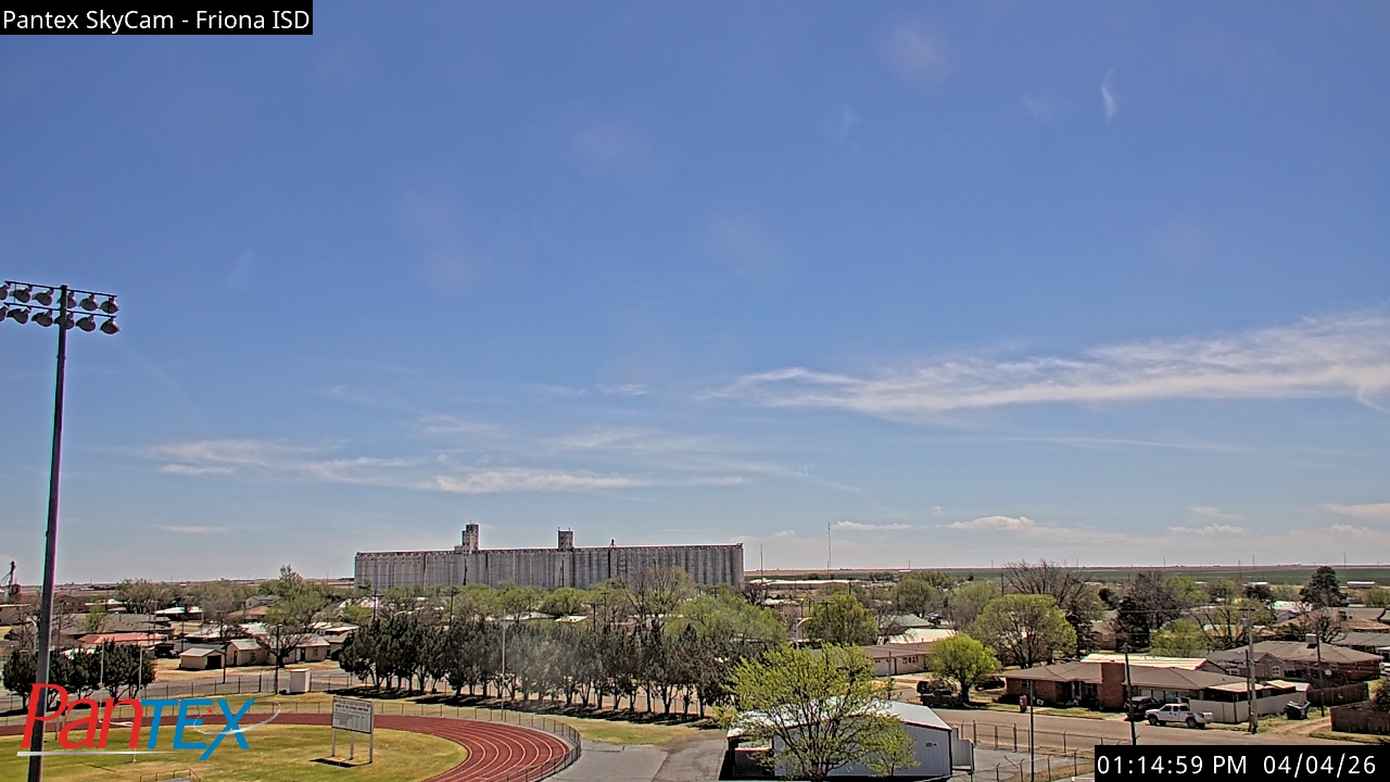 Thumbnail for current weather camera view from Friona ISD in Friona, Texas