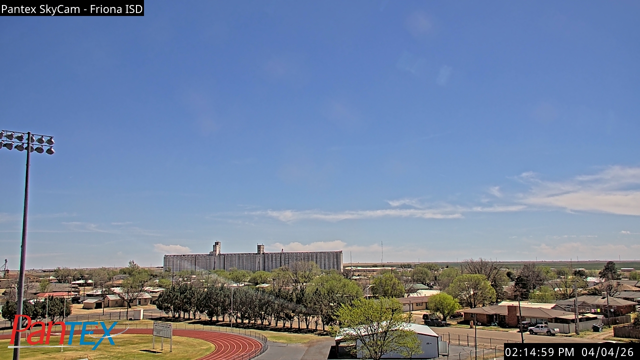 Thumbnail for current weather camera view from Friona ISD in Friona, Texas