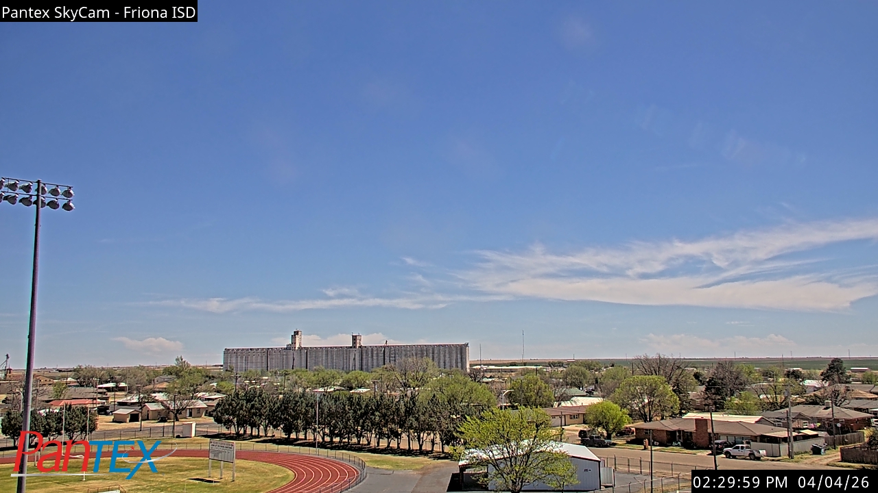 Thumbnail for current weather camera view from Friona ISD in Friona, Texas
