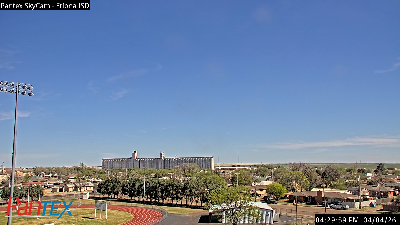 Thumbnail for current weather camera view from Friona ISD in Friona, Texas