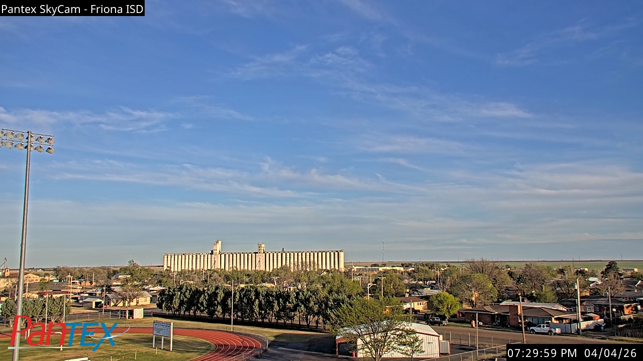 Thumbnail for current weather camera view from Friona ISD in Friona, Texas