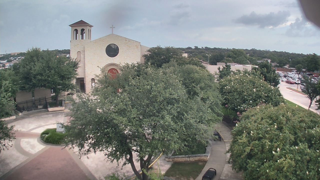 Thumbnail for current weather camera view from Mary Immaculate School in Farmers Branch, Texas