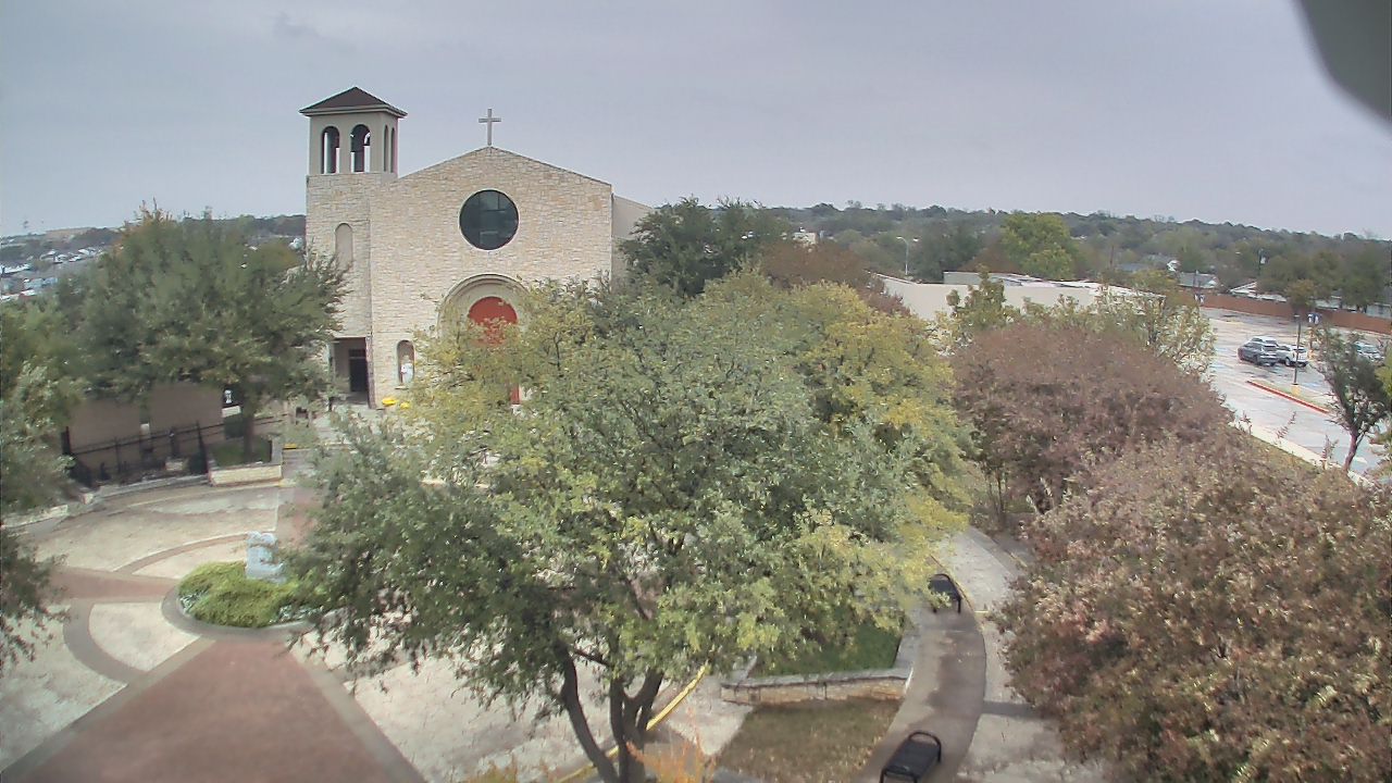 Thumbnail for current weather camera view from Mary Immaculate School in Farmers Branch, Texas