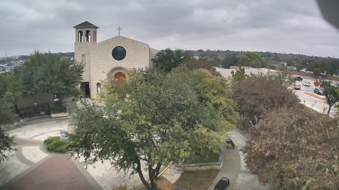Thumbnail for current weather camera view from Mary Immaculate School in Farmers Branch, Texas