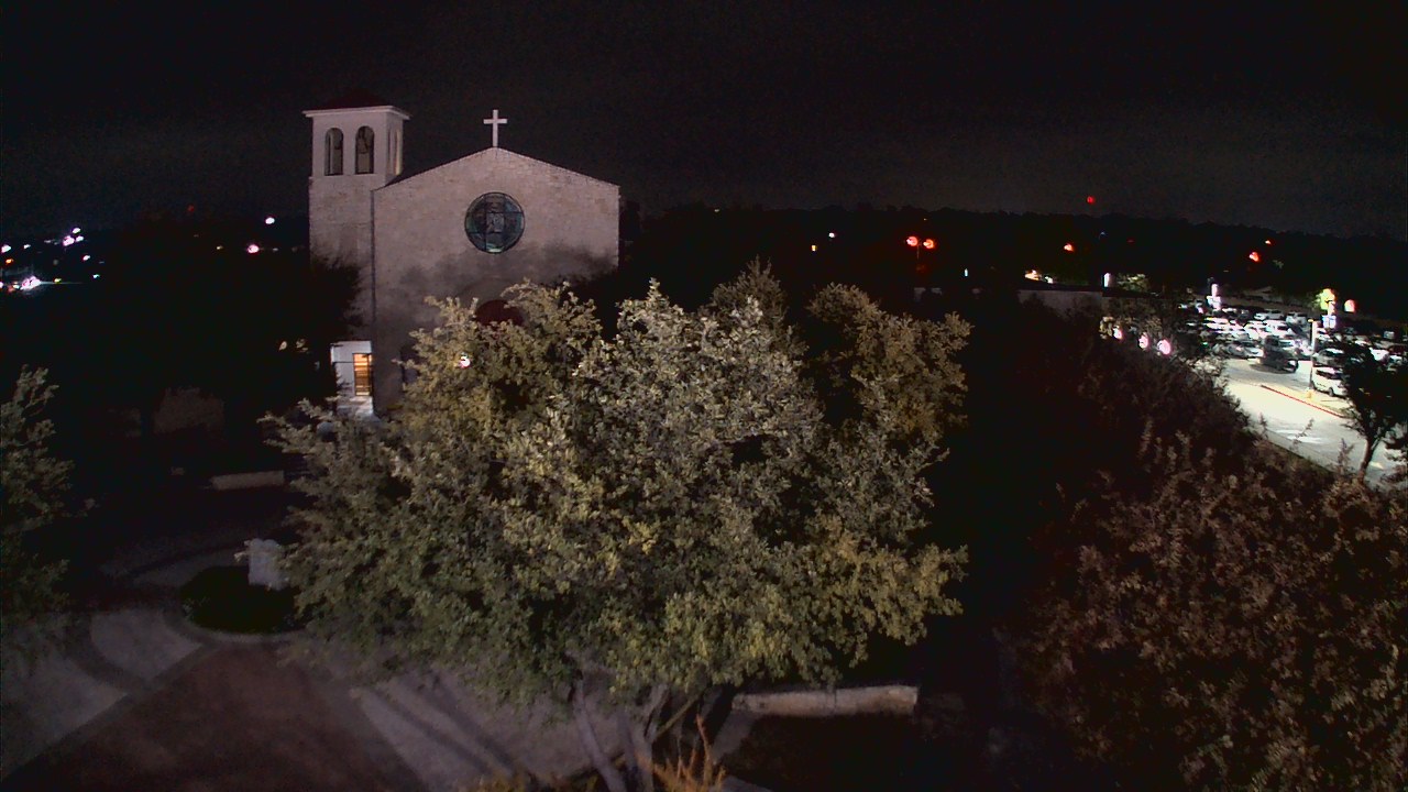 Thumbnail for current weather camera view from Mary Immaculate School in Farmers Branch, Texas