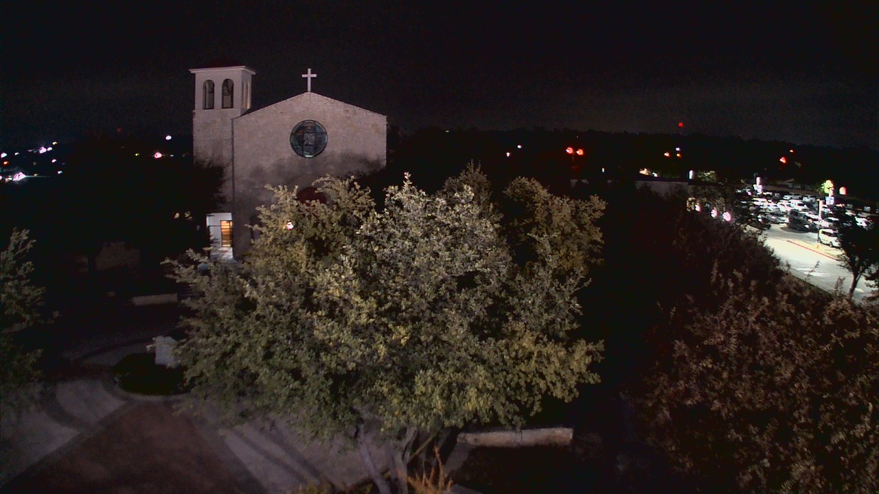 Thumbnail for current weather camera view from Mary Immaculate School in Farmers Branch, Texas