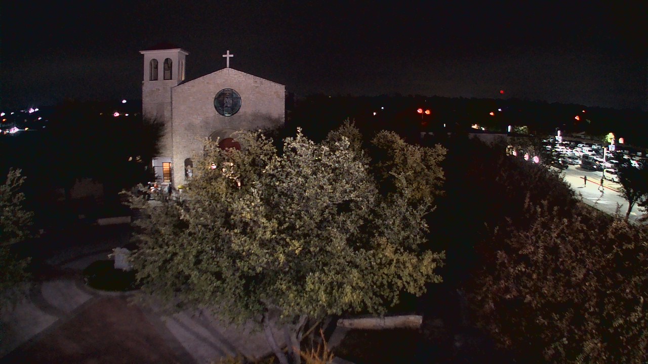 Thumbnail for current weather camera view from Mary Immaculate School in Farmers Branch, Texas