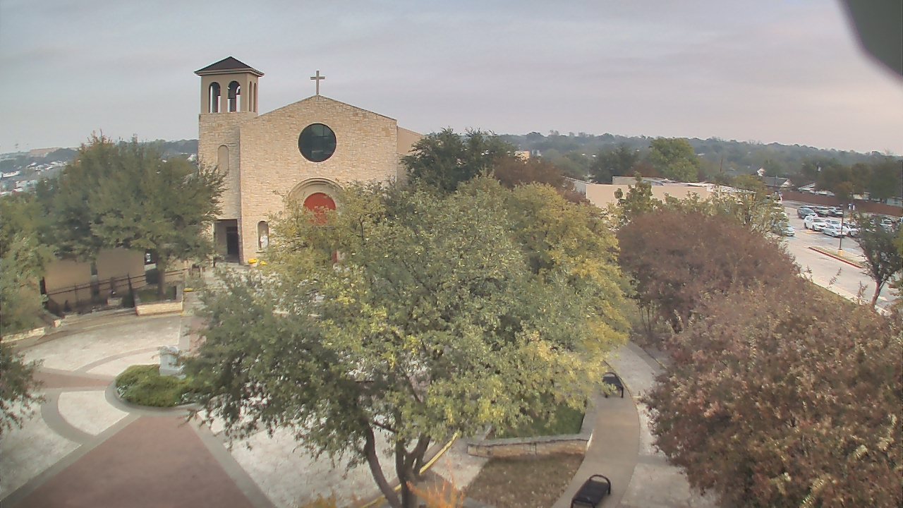 Thumbnail for current weather camera view from Mary Immaculate School in Farmers Branch, Texas