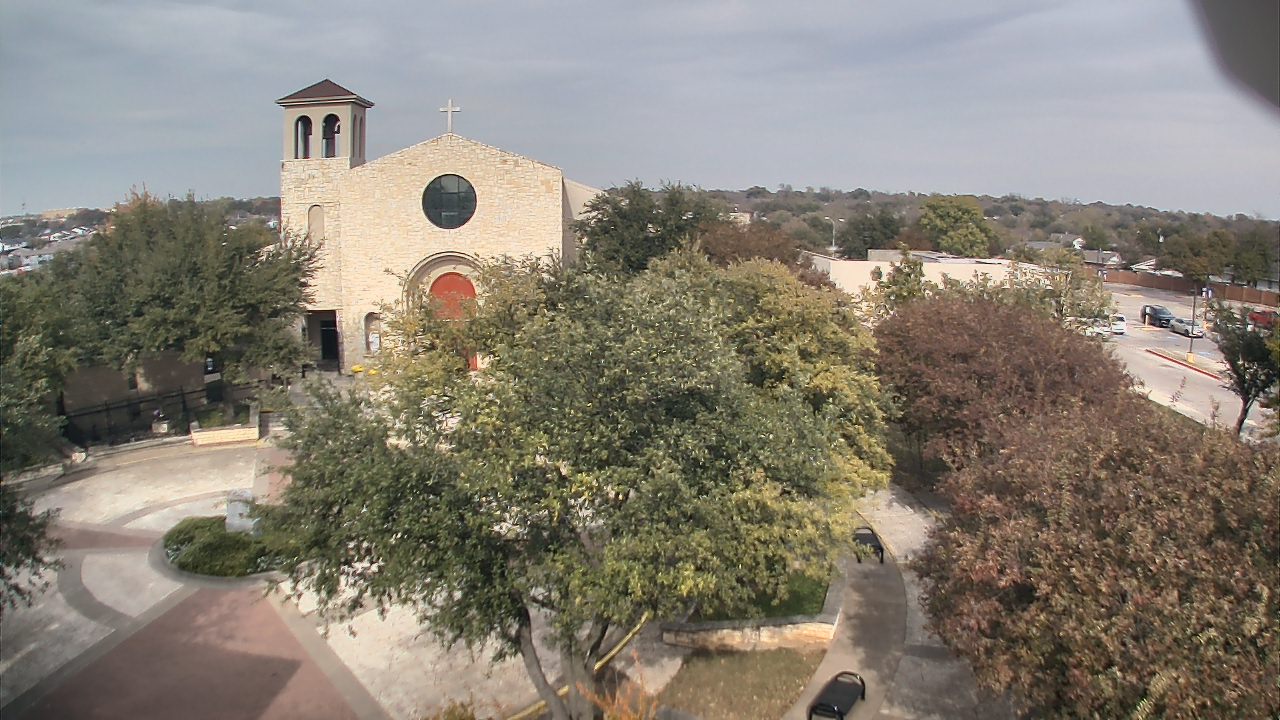 Thumbnail for current weather camera view from Mary Immaculate School in Farmers Branch, Texas
