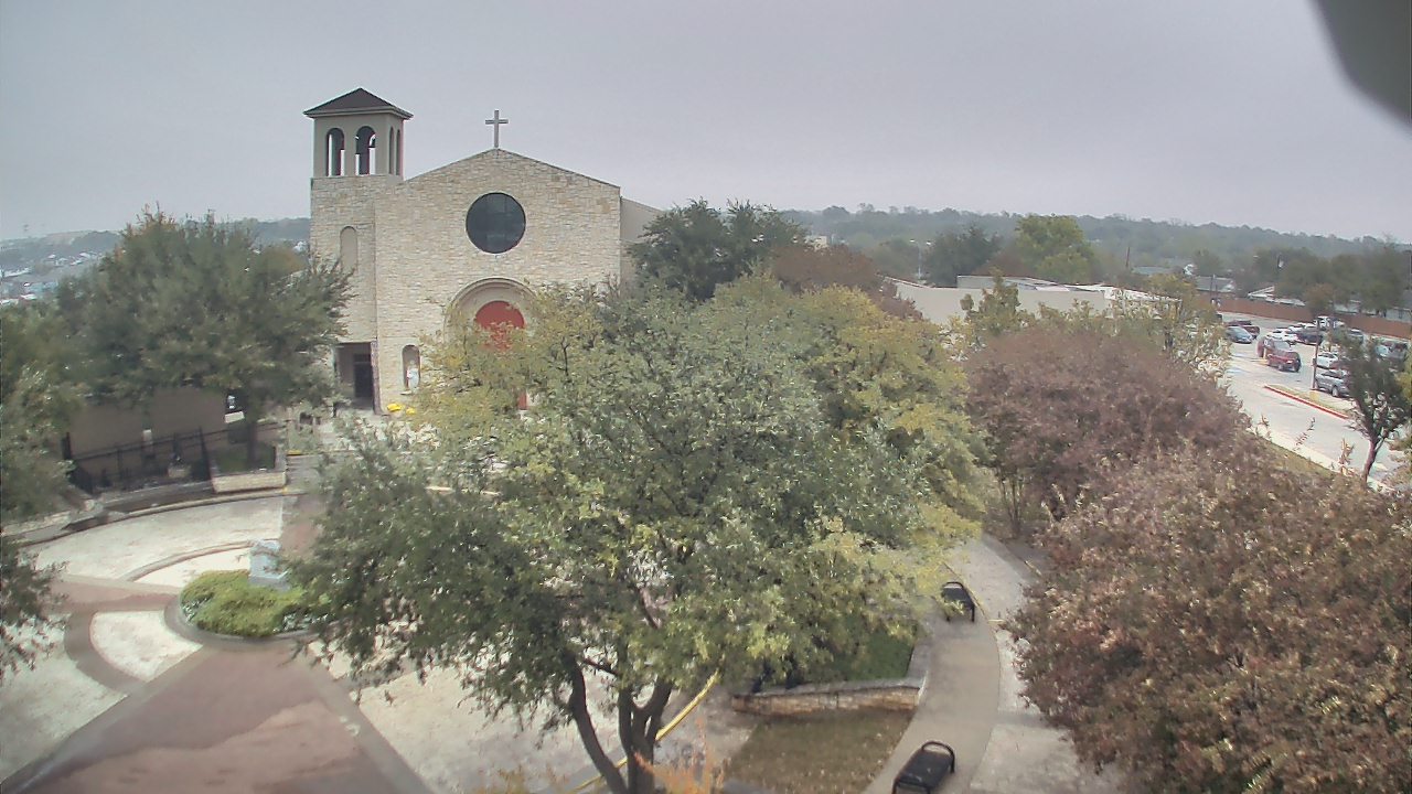 Thumbnail for current weather camera view from Mary Immaculate School in Farmers Branch, Texas