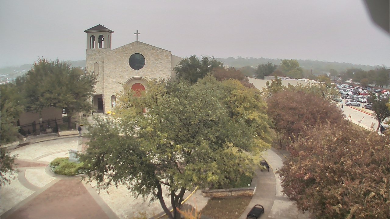 Thumbnail for current weather camera view from Mary Immaculate School in Farmers Branch, Texas