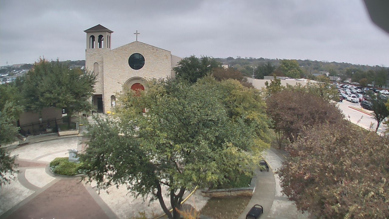 Thumbnail for current weather camera view from Mary Immaculate School in Farmers Branch, Texas