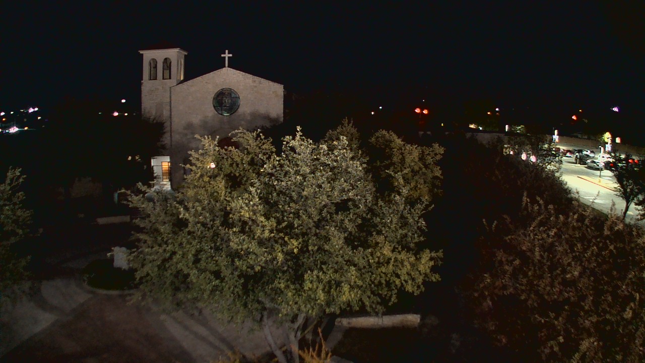 Thumbnail for current weather camera view from Mary Immaculate School in Farmers Branch, Texas