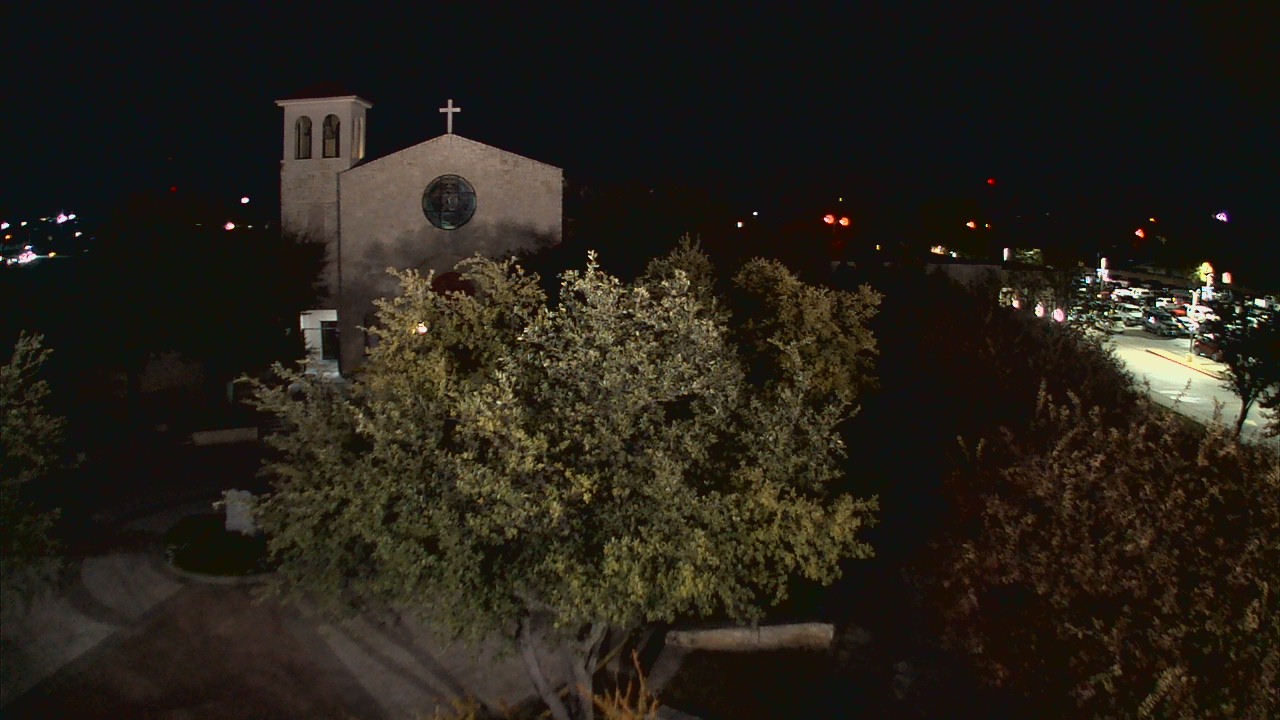 Thumbnail for current weather camera view from Mary Immaculate School in Farmers Branch, Texas