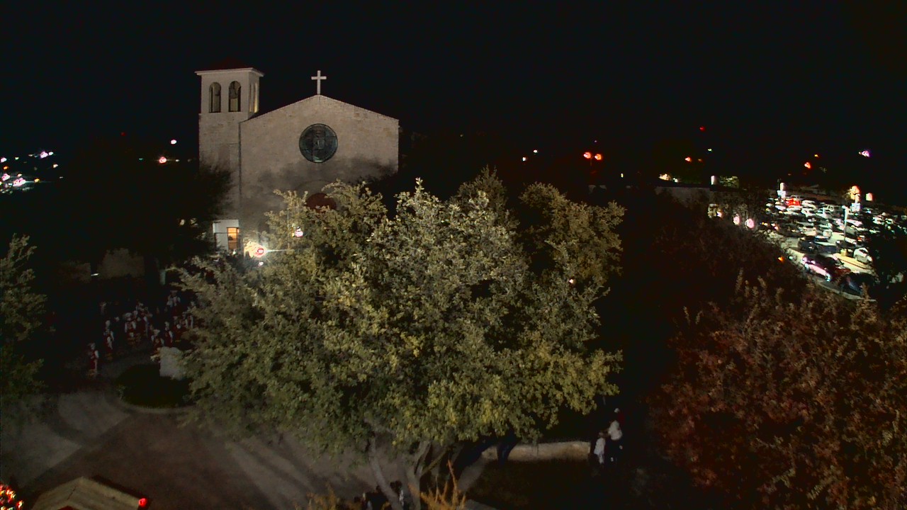 Thumbnail for current weather camera view from Mary Immaculate School in Farmers Branch, Texas