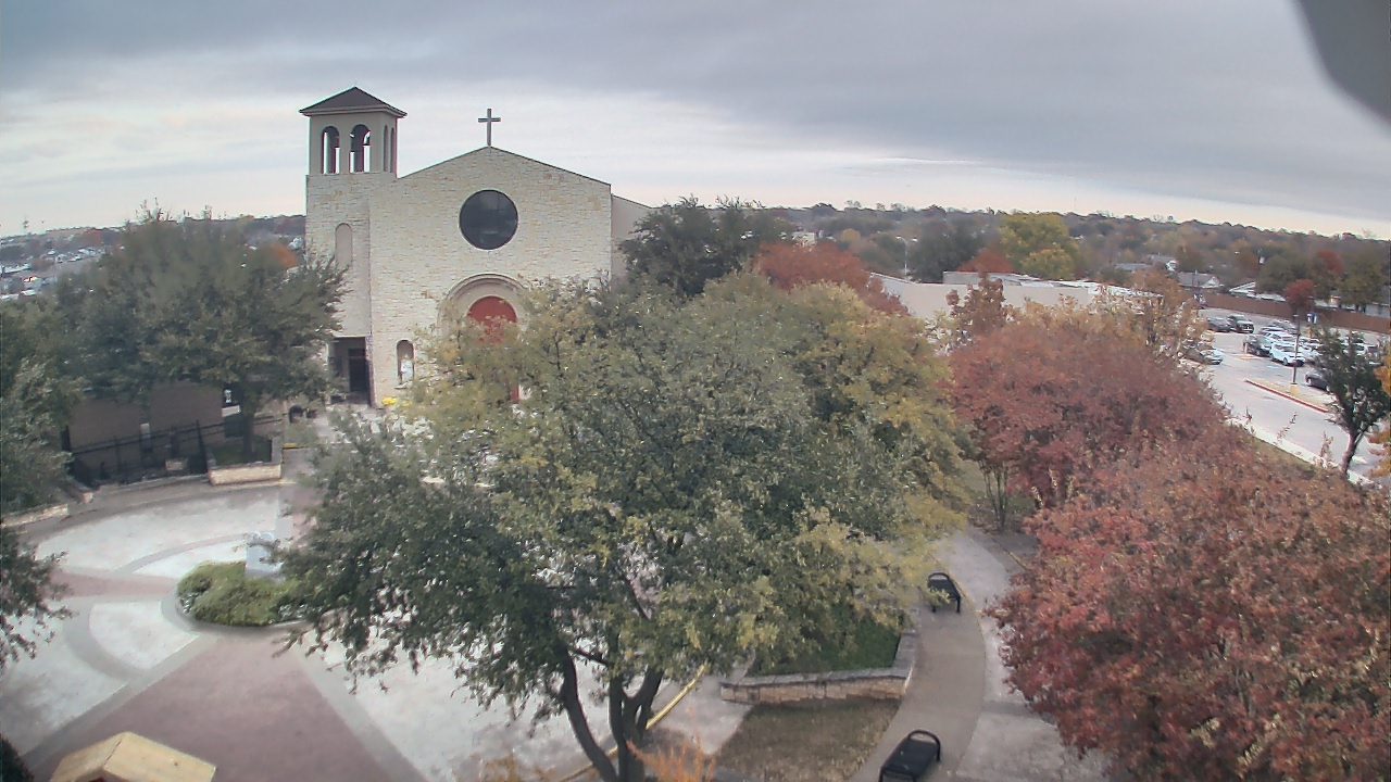 Thumbnail for current weather camera view from Mary Immaculate School in Farmers Branch, Texas