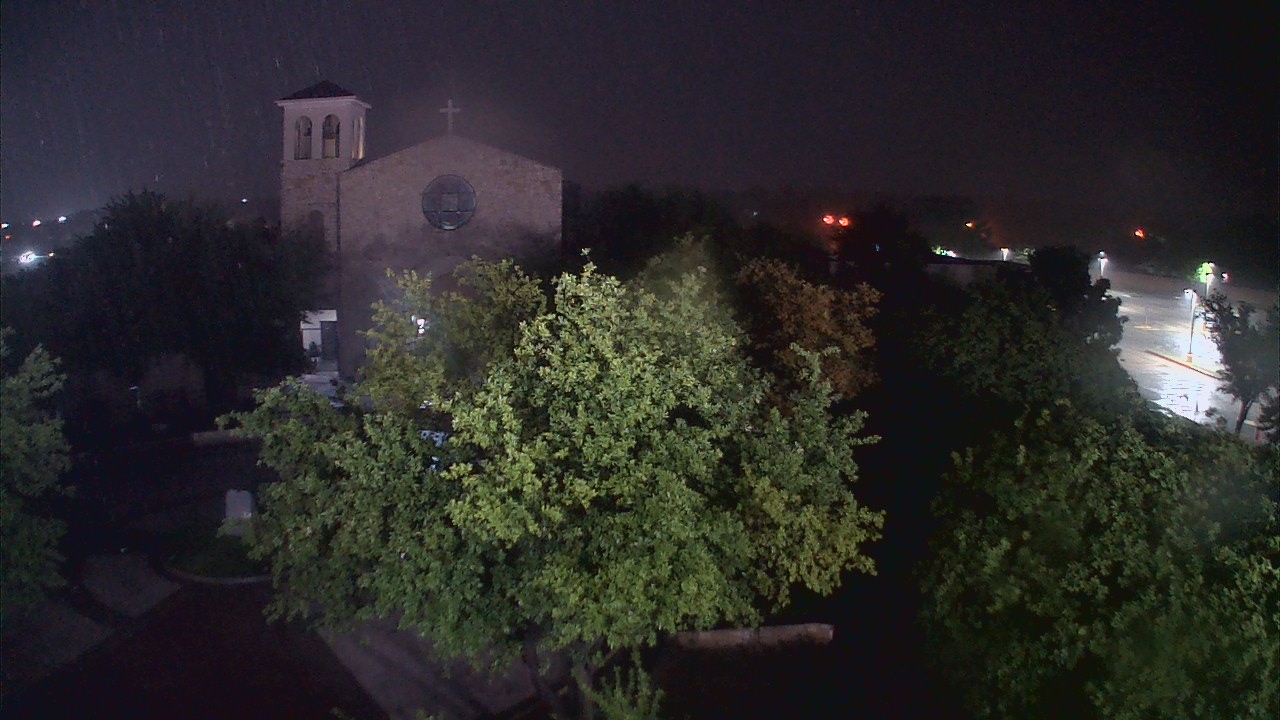 Thumbnail for current weather camera view from Mary Immaculate School in Farmers Branch, Texas