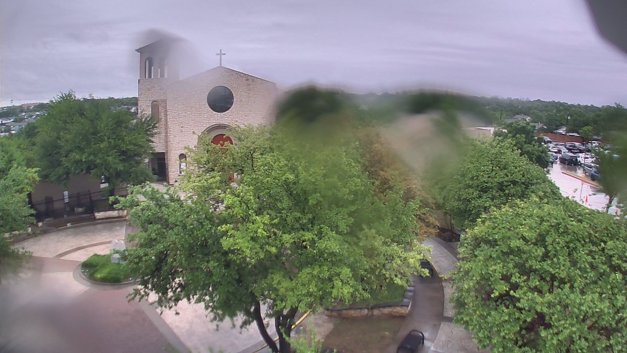 Thumbnail for current weather camera view from Mary Immaculate School in Farmers Branch, Texas