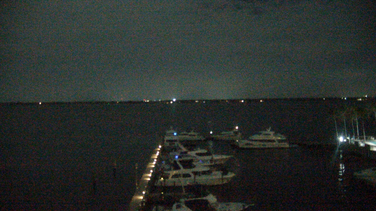 Thumbnail for current weather camera view from Pinchers Marina at Edison Ford in Fort Myers, Florida