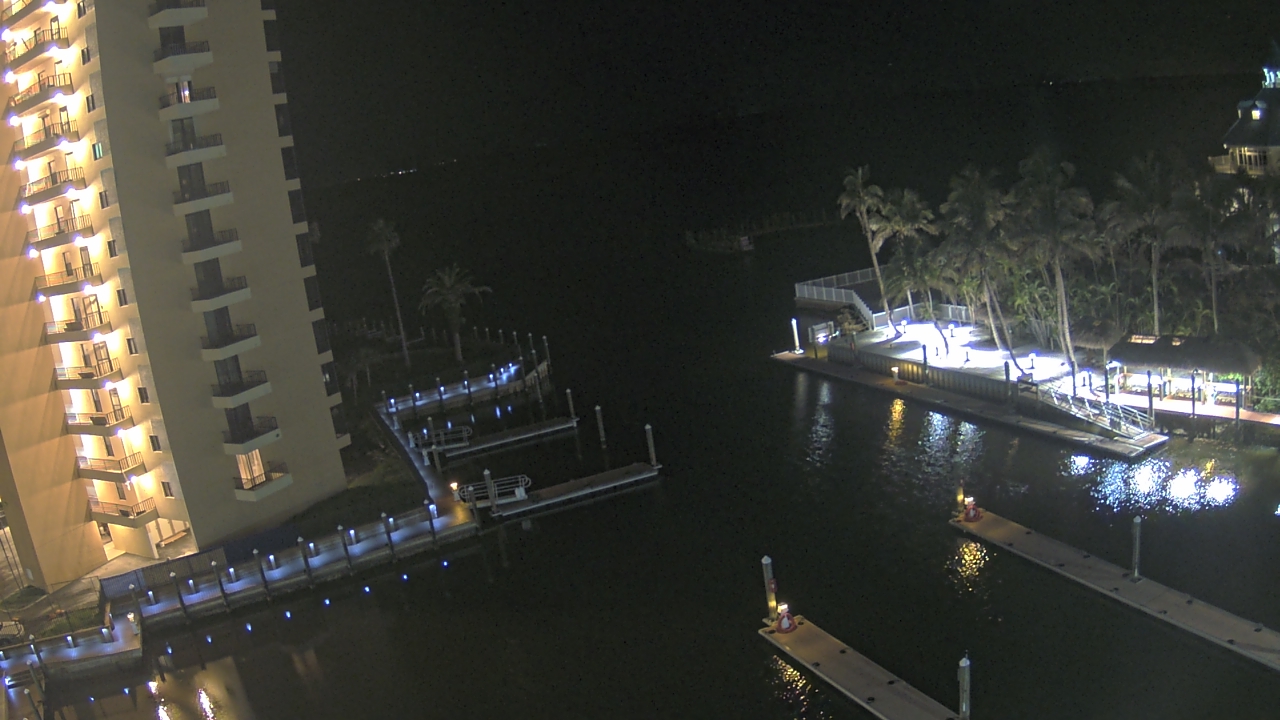 Thumbnail for current weather camera view from Sanibel Harbour Yacht Club in Punta Rassa, Florida