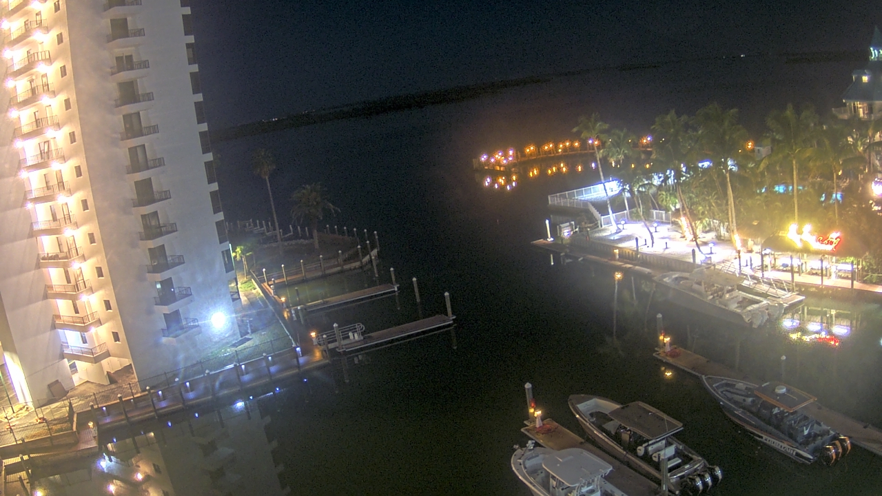 Thumbnail for current weather camera view from Sanibel Harbour Yacht Club in Punta Rassa, Florida
