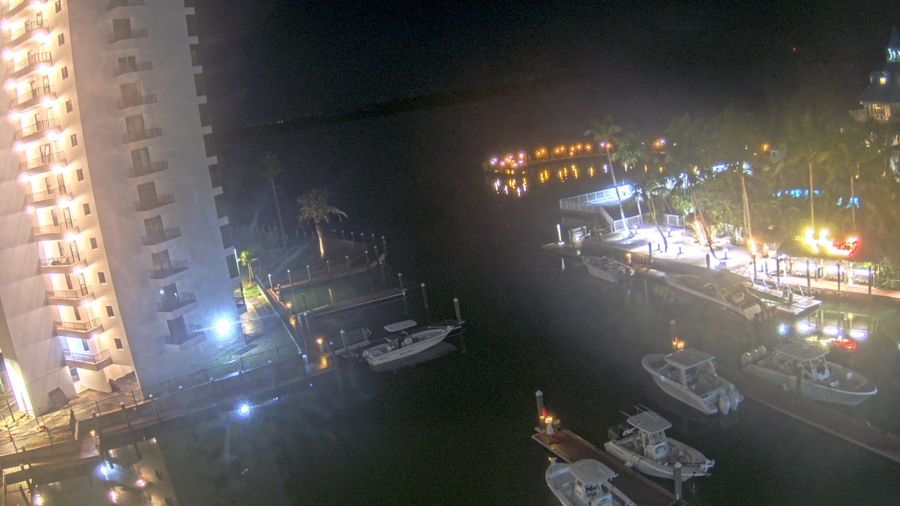Thumbnail for current weather camera view from Sanibel Harbour Yacht Club in Punta Rassa, Florida