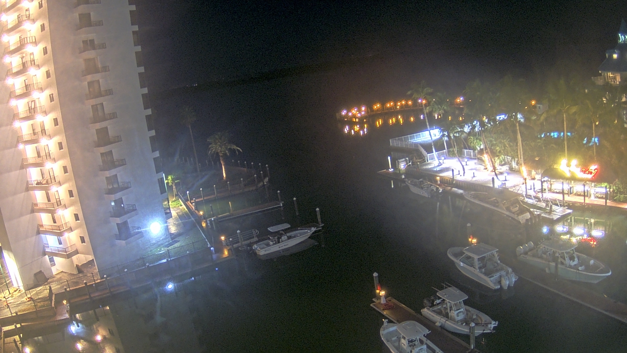 Thumbnail for current weather camera view from Sanibel Harbour Yacht Club in Punta Rassa, Florida