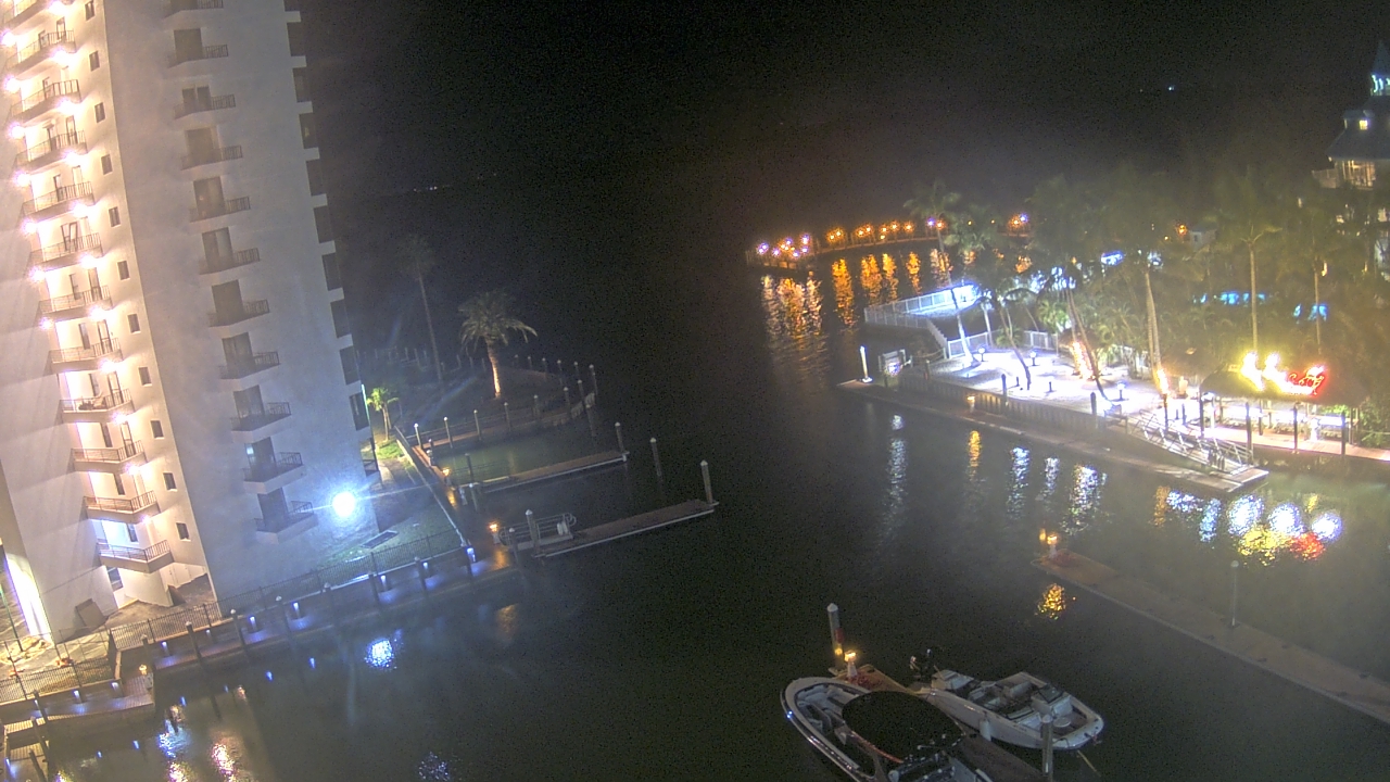Thumbnail for current weather camera view from Sanibel Harbour Yacht Club in Punta Rassa, Florida