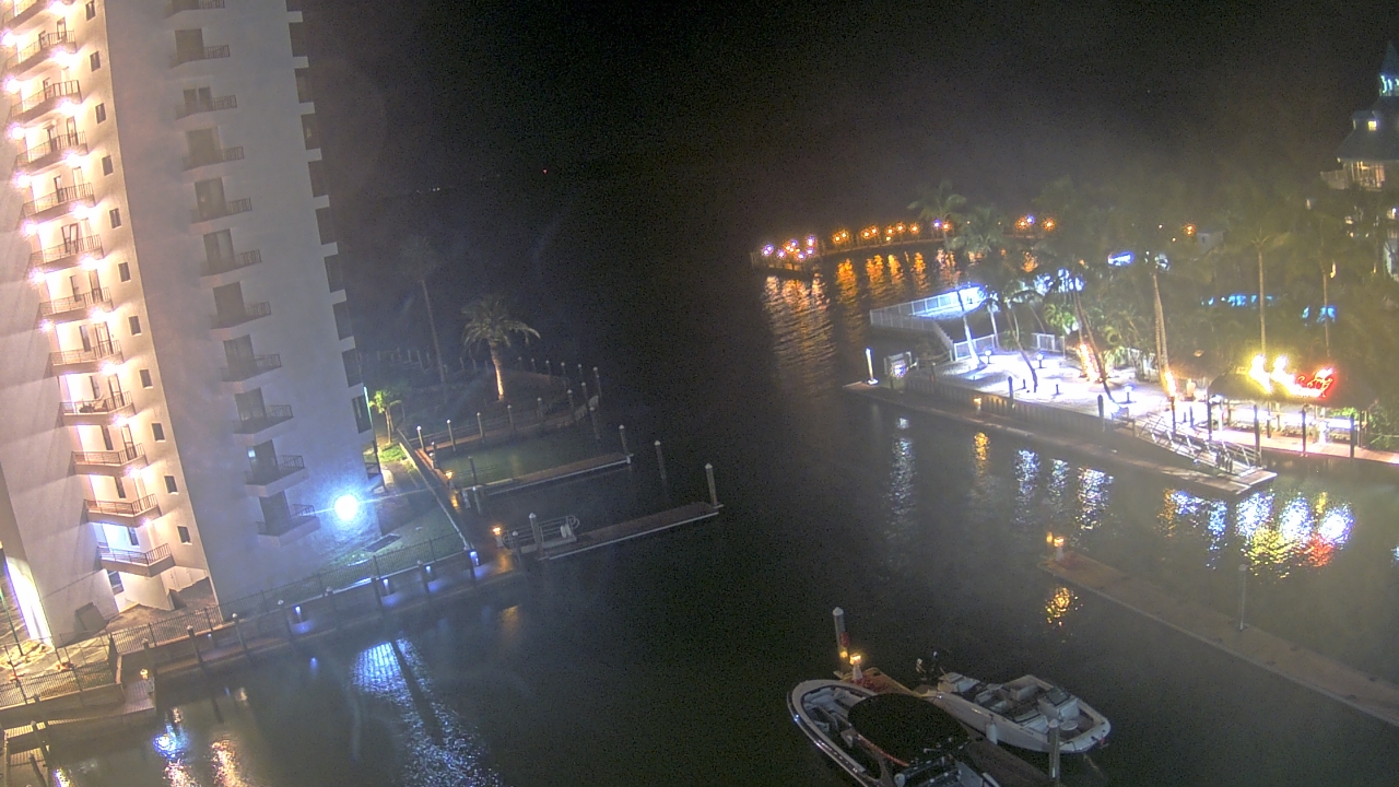 Thumbnail for current weather camera view from Sanibel Harbour Yacht Club in Punta Rassa, Florida