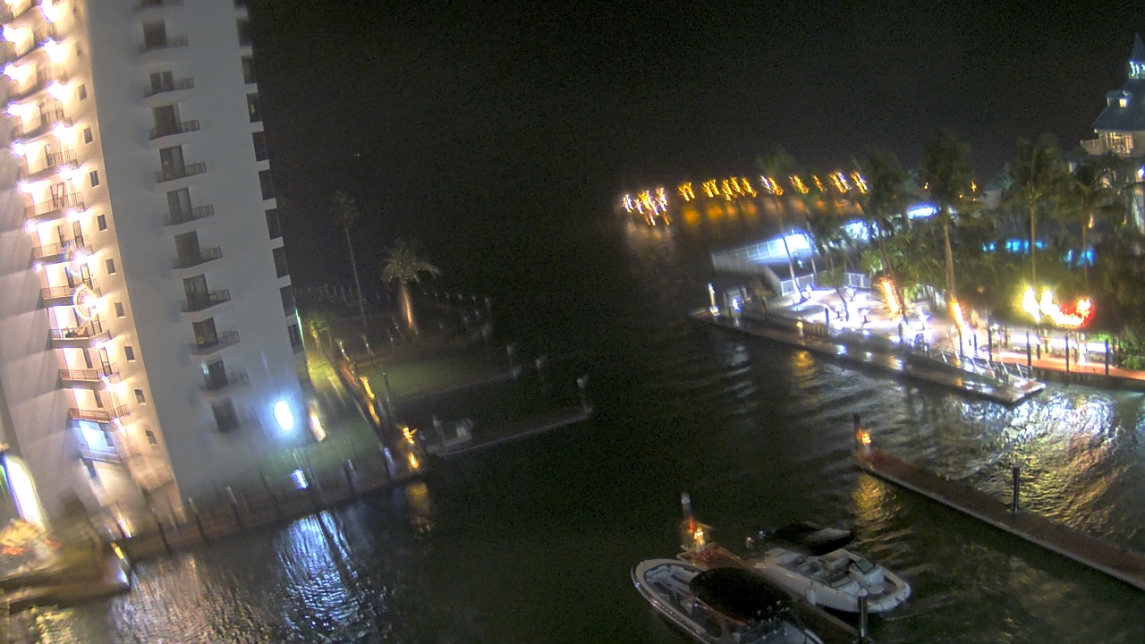 Thumbnail for current weather camera view from Sanibel Harbour Yacht Club in Punta Rassa, Florida