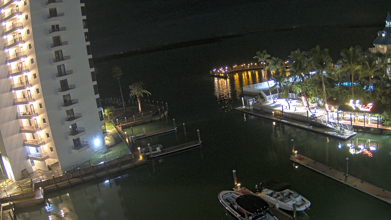 Thumbnail for current weather camera view from Sanibel Harbour Yacht Club in Punta Rassa, Florida